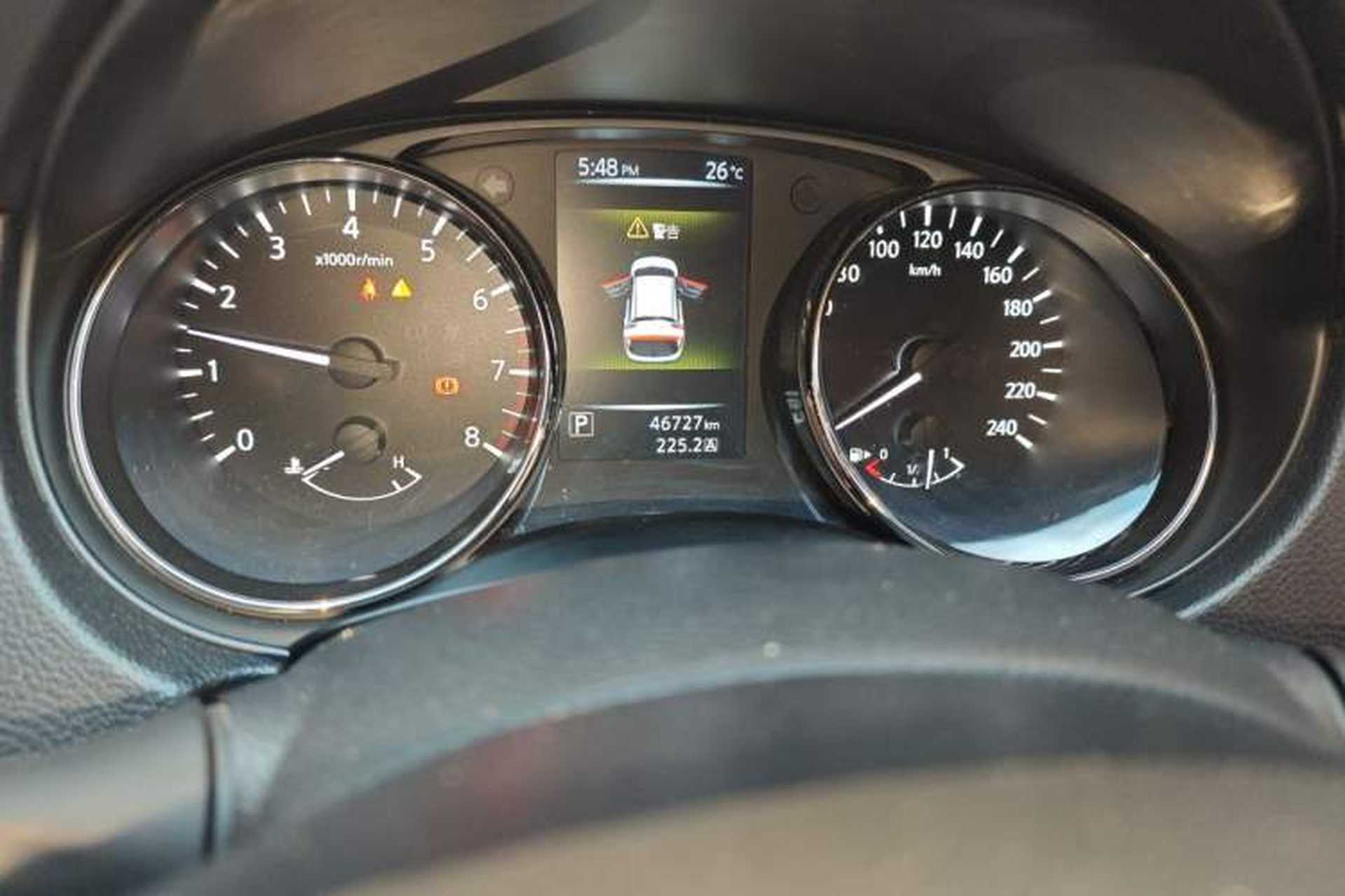 Used Nissan Qashqai 2017 2.0L CVT Smart Enjoyment Version China V Standard Odometer Close Up