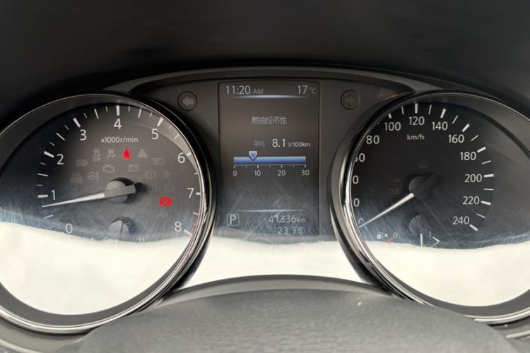 Used Nissan Qashqai 2017 2.0L CVT Luxury Edition China V Standard Odometer Close Up