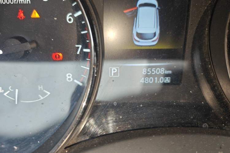 Used Nissan Qashqai 2017 2.0L CVT Smart Enjoyment Version China V Standard Odometer Close Up