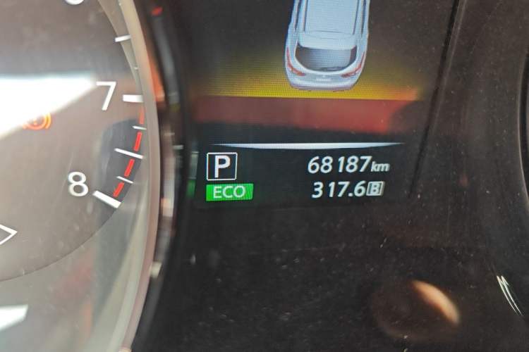 Used Nissan Qashqai 2017 2.0L CVT Elite Edition China V Standard Odometer Close Up