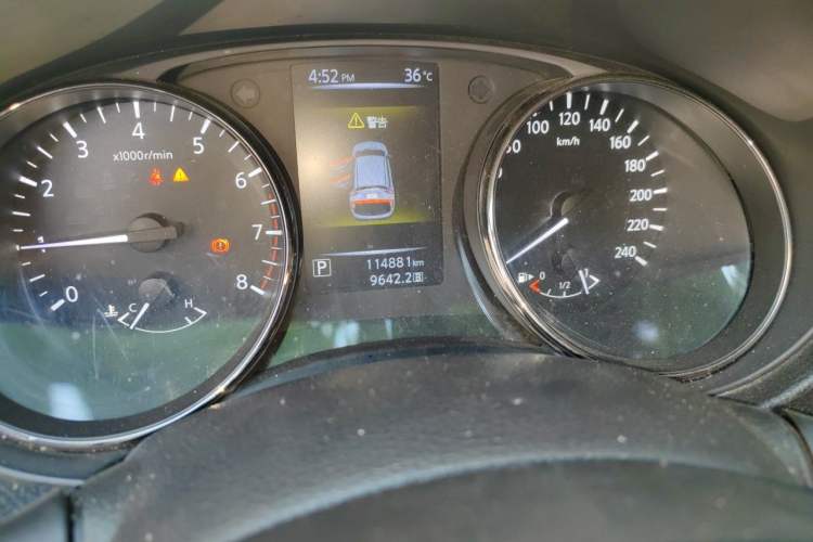 Used Nissan Qashqai 2017 2.0L CVT Smart Enjoyment Version China V Standard Odometer Close Up