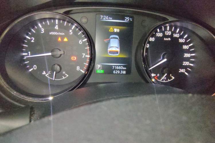 Used Nissan Qashqai 2017 2.0L CVT Elite Edition China V Standard Odometer Close Up