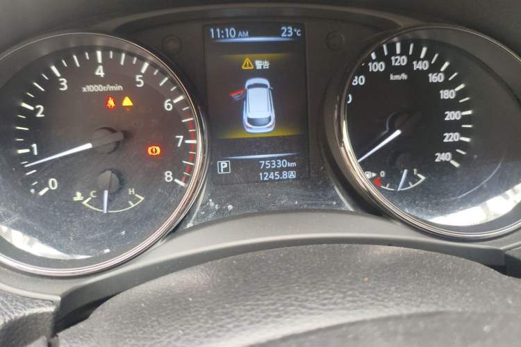 Used Nissan Qashqai 2017 2.0L CVT Elite Edition China V Standard Odometer Close Up