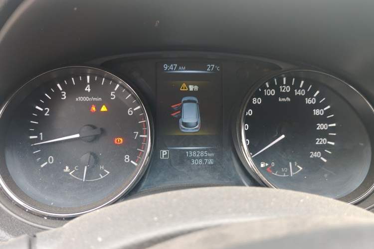 Used Nissan Qashqai 2017 2.0L CVT Smart Enjoyment Version China V Standard Odometer Close Up
