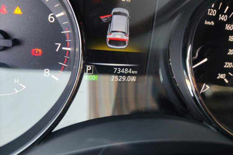 Used Nissan Qashqai 2017 2.0L CVT Smart Enjoyment Version China V Standard Odometer Close Up