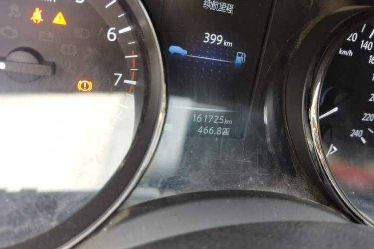Used Nissan Qashqai 2017 2.0L CVT Smart Enjoyment Version China V Standard Odometer Close Up
