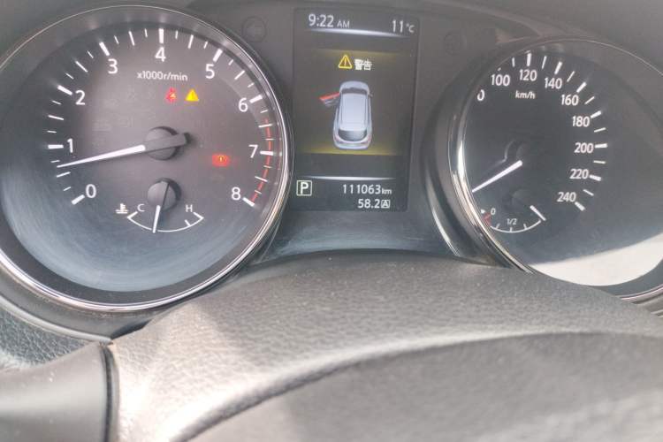 Used Nissan Qashqai 2017 2.0L CVT Smart Enjoyment Version China V Standard Odometer Close Up
