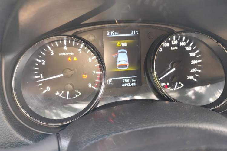 Used Nissan Qashqai 2017 2.0L CVT Smart Enjoyment Version China V Standard Odometer Close Up