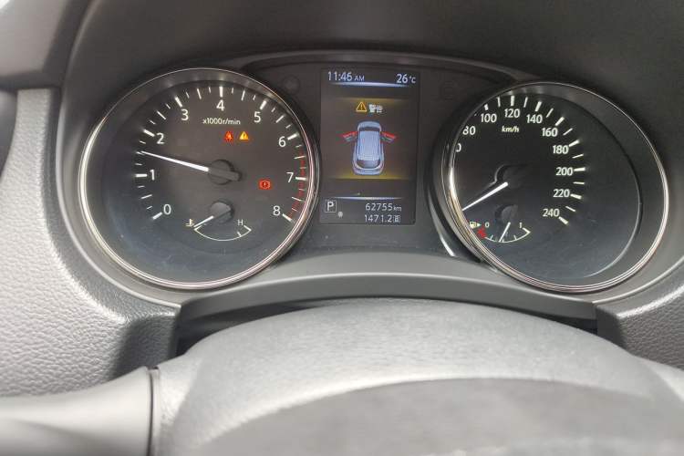 Used Nissan Qashqai 2017 2.0L CVT Smart Enjoyment Version China V Standard Odometer Close Up
