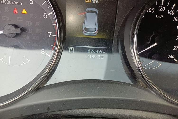 Used Nissan Qashqai 2017 2.0L CVT Elite Edition China V Standard Odometer Close Up
