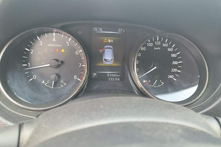 Used Nissan Qashqai 2017 2.0L CVT Smart Enjoyment Version China VI Standard Odometer Close Up