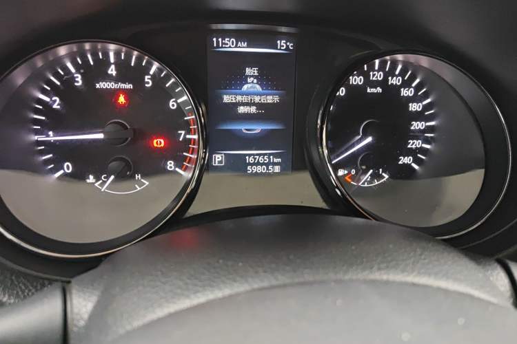 Used Nissan Qashqai 2017 2.0L CVT Luxury Edition China V Standard Odometer Close Up