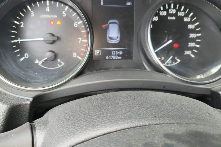 Used Nissan Qashqai 2019 2.0L CVT Luxury Edition Odometer Close Up