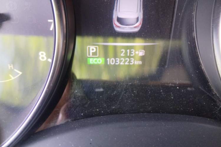 Used Nissan Qashqai 2019 2.0L CVT Luxury Edition Odometer Close Up