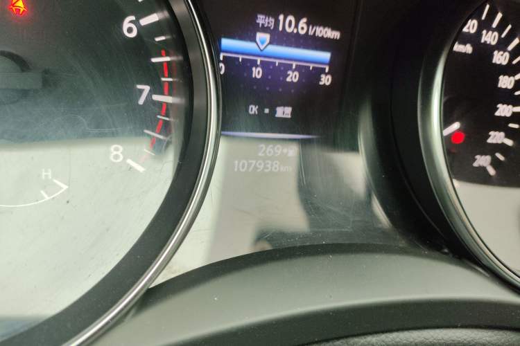 Used Nissan Qashqai 2019 2.0L CVT Smart Enjoyment Version Odometer Close Up