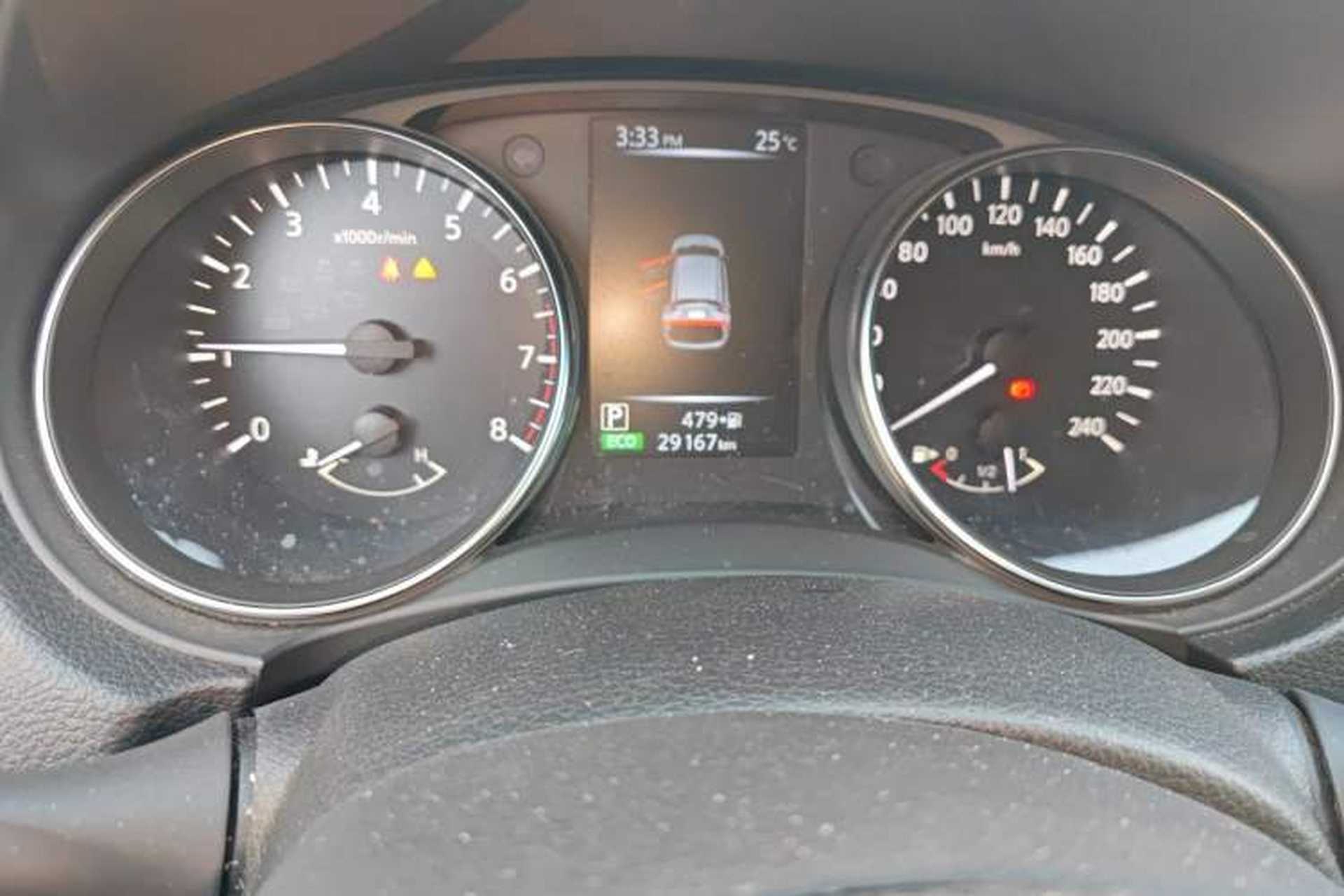 Used Nissan Qashqai 2019 2.0L CVT Smart Enjoyment Version Odometer Close Up