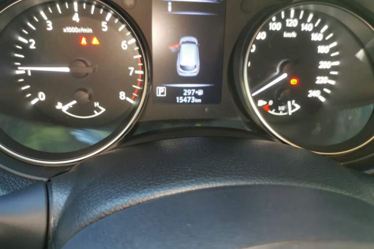 Used Nissan Qashqai 2019 2.0L CVT Luxury Edition Odometer Close Up