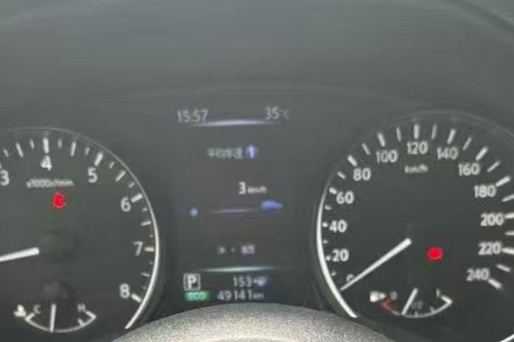 Used Nissan Qashqai 2019 2.0L CVT Smart Enjoyment Version Odometer Close Up
