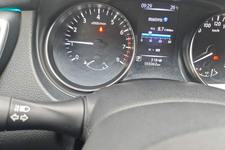 Used Nissan Qashqai 2019 2.0L CVT Smart Enjoyment Version Odometer Close Up