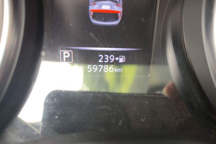 Used Nissan Qashqai 2019 2.0L CVT Smart Enjoyment Version Odometer Close Up