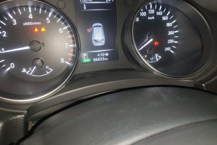 Used Nissan Qashqai 2019 2.0L CVT Luxury Edition Odometer Close Up