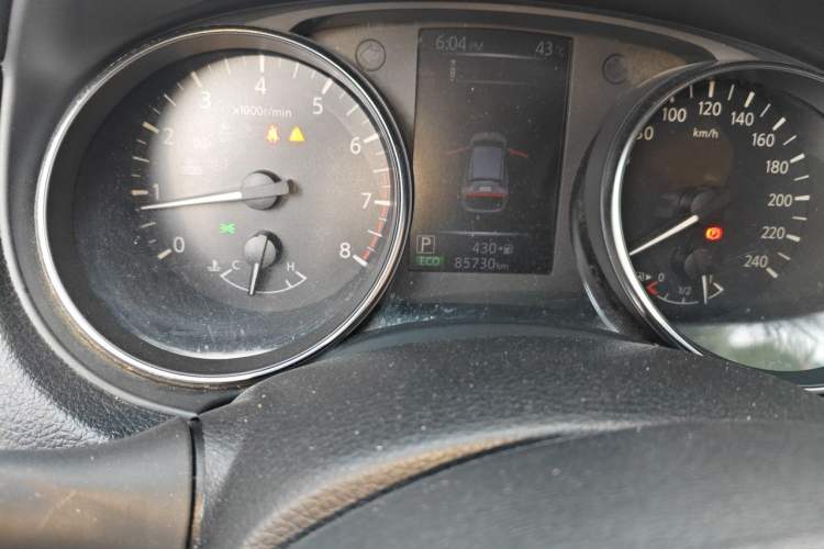 Used Nissan Qashqai 2019 2.0L CVT Luxury Edition Odometer Close Up