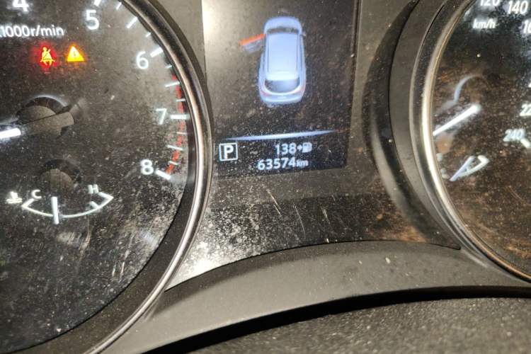 Used Nissan Qashqai 2019 2.0L CVT Smart Enjoyment Version Odometer Close Up
