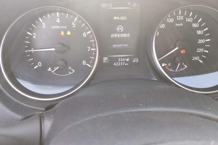 Used Nissan Qashqai 2019 2.0L CVT Smart Enjoyment Version Odometer Close Up
