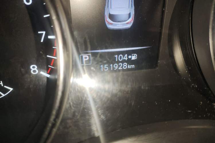 Used Nissan Qashqai 2019 2.0L CVT Smart Enjoyment Version Odometer Close Up