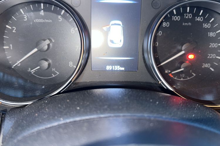 Used Nissan Qashqai 2021 2.0L CVT Smart Enjoyment Version Odometer Close Up