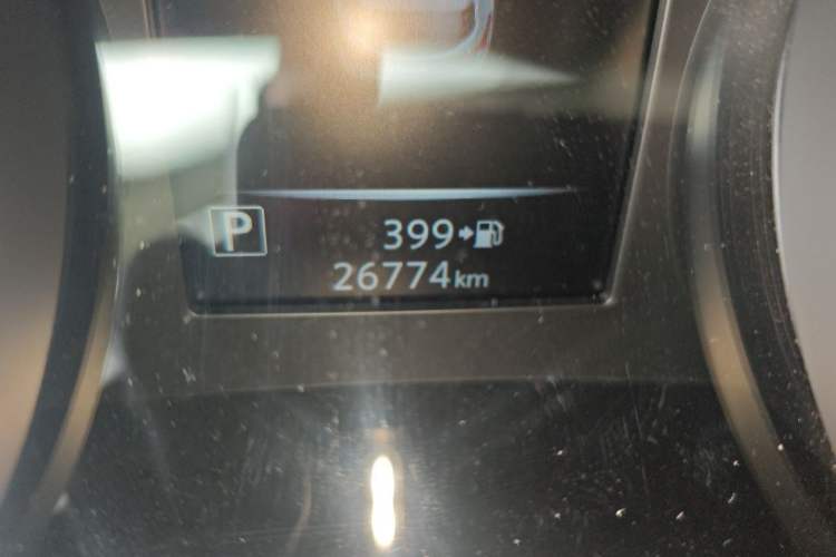 Used Nissan Qashqai 2021 2.0L CVT Smart Enjoyment Version Odometer Close Up