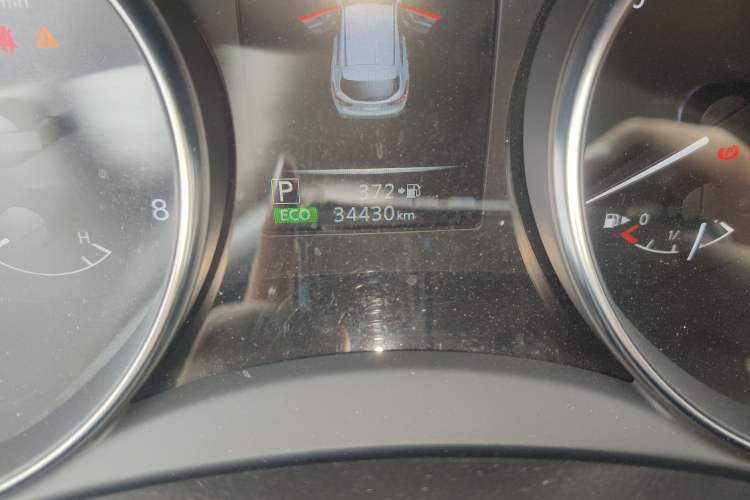 Used Nissan Qashqai 2021 2.0L CVT Smart Enjoyment Version Odometer Close Up