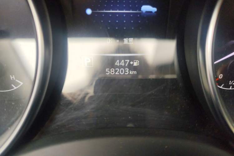 Used Nissan Qashqai 2021 2.0L CVT Smart Enjoyment Version Odometer Close Up