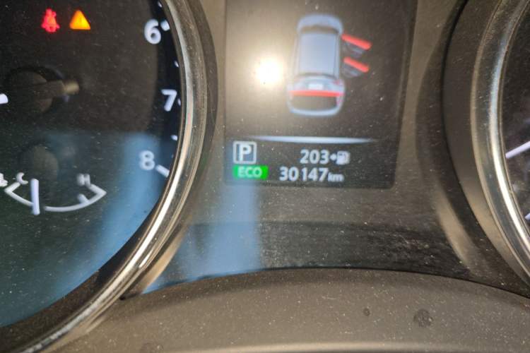 Used Nissan Qashqai 2021 2.0L CVT Luxury Navigation Edition Odometer Close Up
