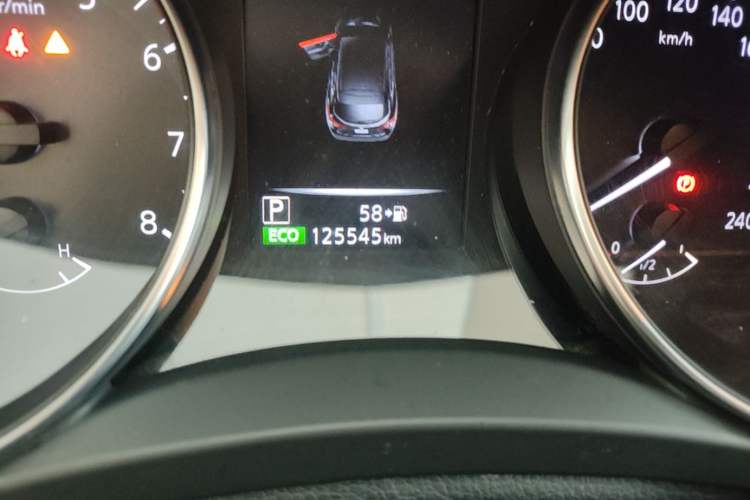 Used Nissan Qashqai 2022 2.0L CVT XV Smart Enjoyment Version Odometer Close Up