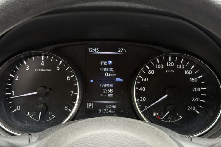 Used Nissan Qashqai 2022 2.0L CVT XV Smart Enjoyment Version Odometer Close Up