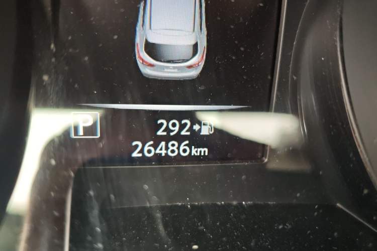 Used Nissan Qashqai 2022 2.0L CVT XV Premier Luxury Edition Odometer Close Up