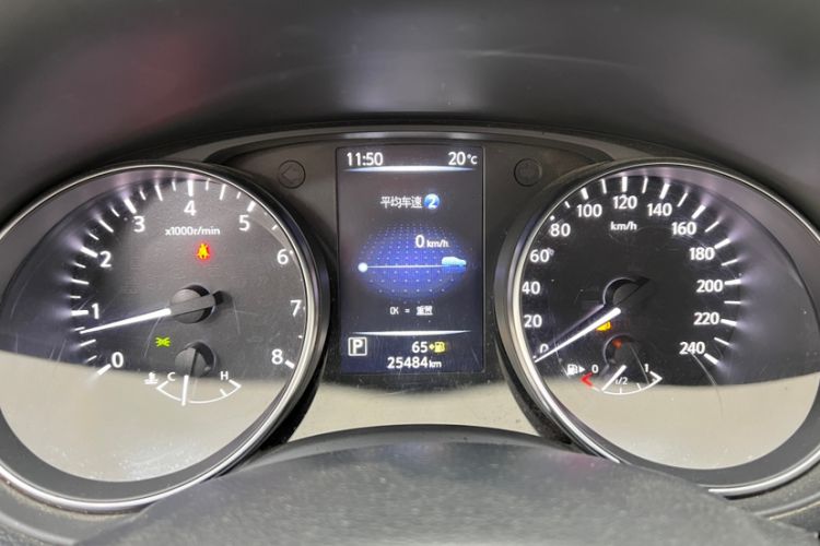 Used Nissan Qashqai 2022 2.0L CVT XV Smart Enjoyment Version Odometer Close Up