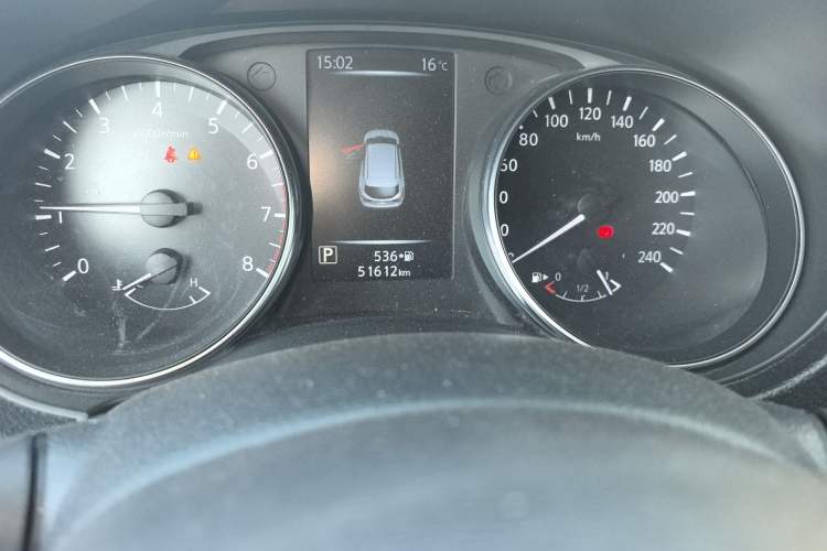 Used Nissan Qashqai 2022 2.0L CVT XV Smart Enjoyment Version Odometer Close Up