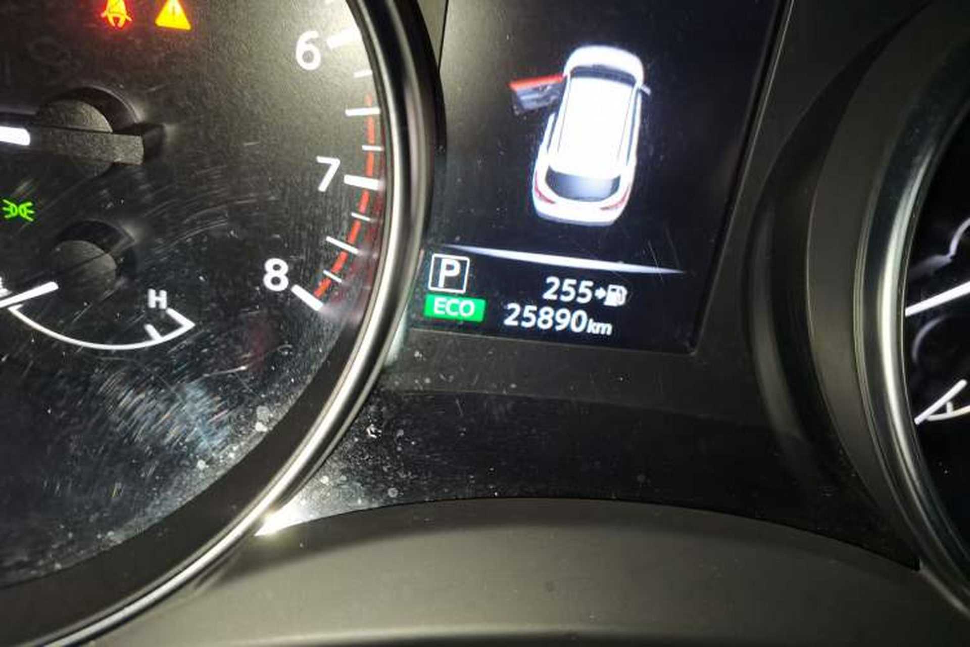 Used Nissan Qashqai 2022 2.0L CVT XV Premier Luxury Edition Odometer Close Up