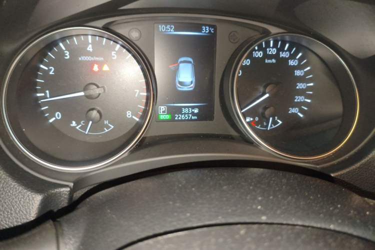 Used Nissan Qashqai 2023 Classic 2.0L CVT XV Comfort Edition Odometer Close Up