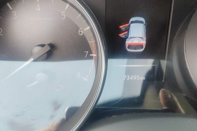 Used Nissan Qashqai 2023 Classic 2.0L CVT XV Comfort Edition Odometer Close Up