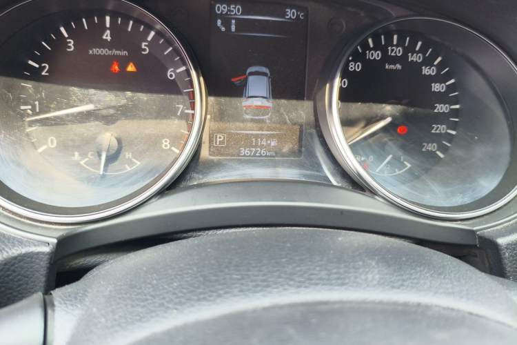 Used Nissan Qashqai 2023 Classic 2.0L CVT XV Prem. Smart Enjoyment Edition Odometer Close Up