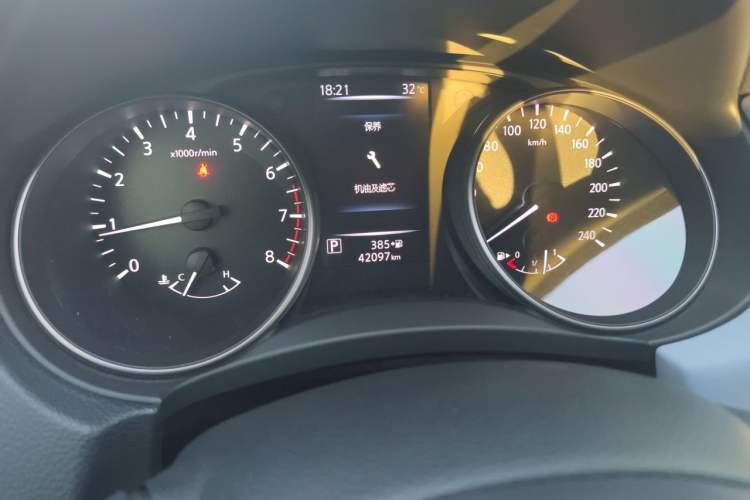 Used Nissan Qashqai 2025 Honor 2.0L CVT XV Genuine Edition Odometer Close Up