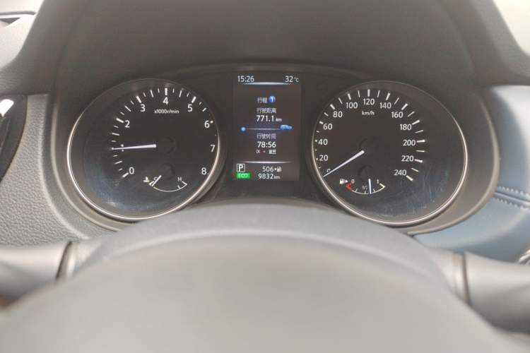 Used Nissan Qashqai 2025 Honor 2.0L CVT XV Genuine Edition Odometer Close Up
