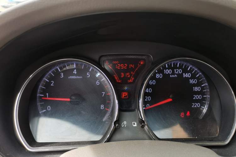Used Nissan Sunny 2011 1.5XL CVT Luxury Edition Odometer Close Up