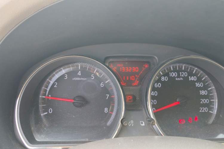 Used Nissan Sunny 2011 1.5XL CVT Luxury Edition Odometer Close Up