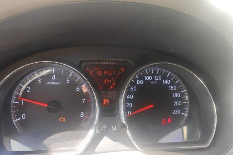 Used Nissan Sunny 2011 1.5XL CVT Luxury Edition Odometer Close Up
