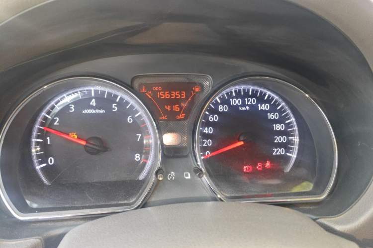 Used Nissan Sunny 2011 1.5XL CVT Luxury Edition Odometer Close Up