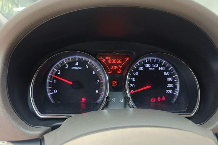 Used Nissan Sunny 2011 1.5XL CVT Luxury Edition Odometer Close Up